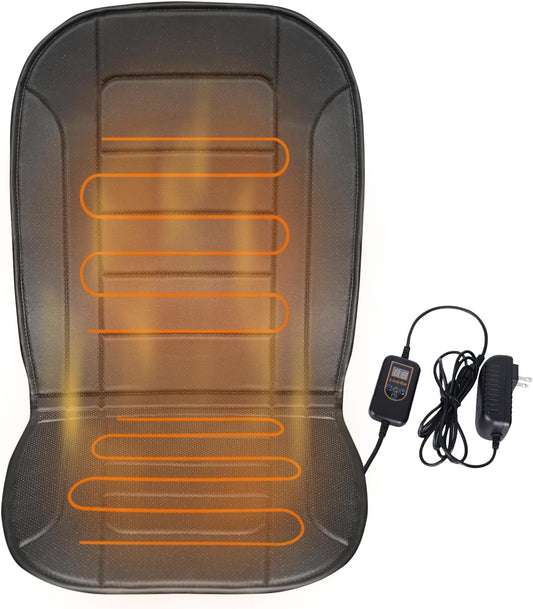 Heated Seat Cushion with Timing Controller,Heating Seat Cover for Office/Home Chair